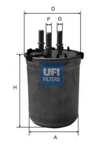 Фильтр топлива UFI 2403300 (фото 1)