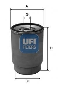 Фильтр топлива UFI 2403501