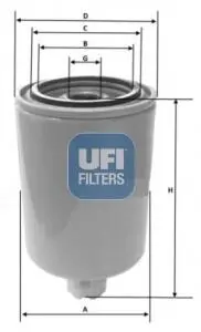 Фільтр палива UFI 24.039.00