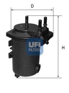 Фильтр топлива UFI 2405000