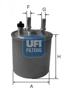 Фильтр топливный UFI 2407300