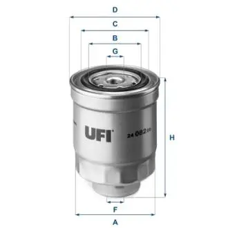 Фільтр паливний UFI 24.082.00