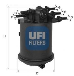 Фильтр топлива UFI 2408600 (фото 1)