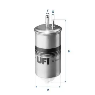 Топливный фильтр UFI 24.116.00