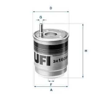 Фильтр топлива DIESEL UFI 2416000