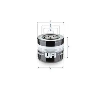 Паливний фільтр UFI 2426000