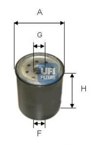 Фильтр топлива UFI 2433100