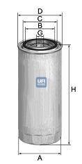 Фильтр топлива UFI 2433700