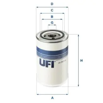 Фільтр палива UFI 2434100