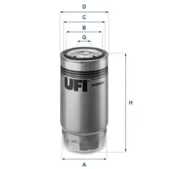 Фильтр топливный UFI 2434400