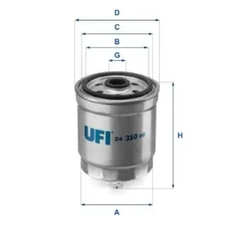 Фильтр топлива UFI 2435000