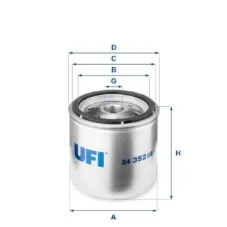 Фильтр топлива UFI 2435200