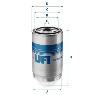 Фильтр топлива UFI 2439400