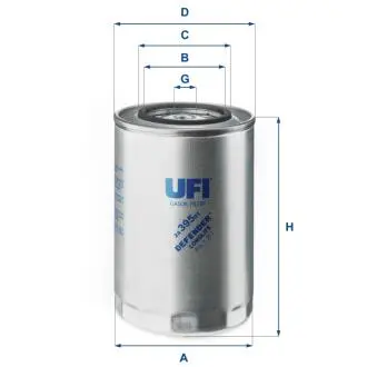 Фильтр топливный UFI 2439501