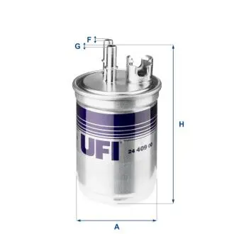 Топливный фильтр UFI 24.409.00