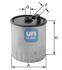 Фильтр топлива UFI 2442900 (фото 1)