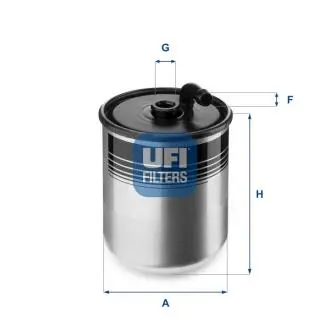 Фильтр топлива UFI 2442900