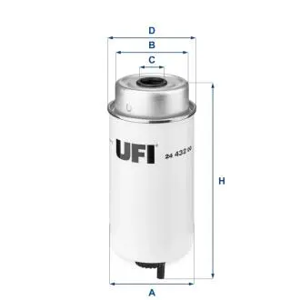 Топливный фильтр UFI 24.432.00