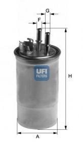 Фильтр топлива UFI 2443300 (фото 1)
