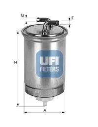 Фильтр топлива UFI 2443500