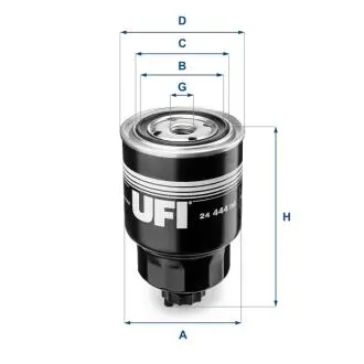 Фильтр топливный UFI 24.444.00