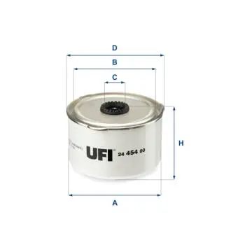 Паливний фільтр UFI 24.454.00