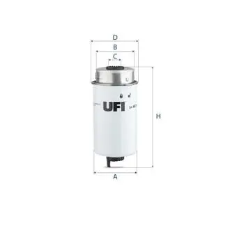 Фильтр топливный UFI 24.457.00