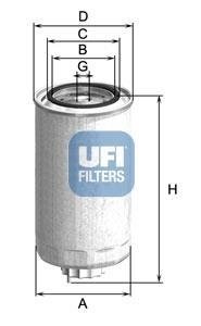 Автозапчасть UFI 24.500.00