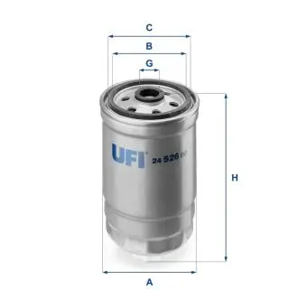 Топливный фильтр UFI 24.526.00