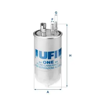 Фильтр топлива UFI 24ONE03