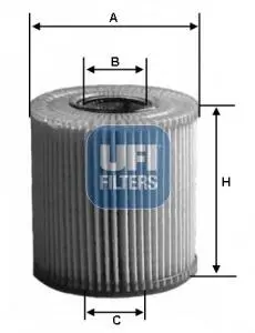 Фільтр масла UFI 2504500