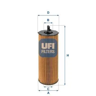 Масляный фильтр UFI 25.068.00
