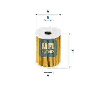 Фильтр масляный UFI 2509100