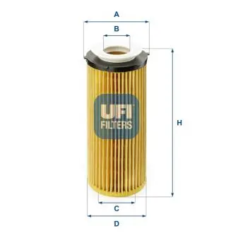 Масляный фильтр UFI 25.096.00