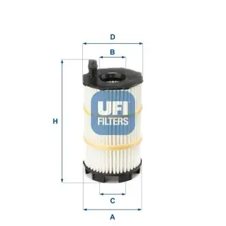 Автозапчасть UFI 2514300