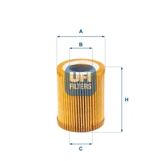 Автозапчасть UFI 2516400