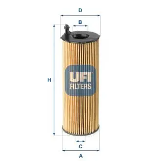Масляный фильтр UFI 25.168.00