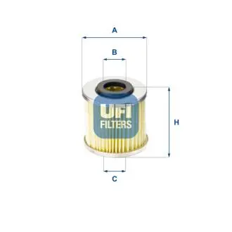 Фильтр масла UFI 2552900