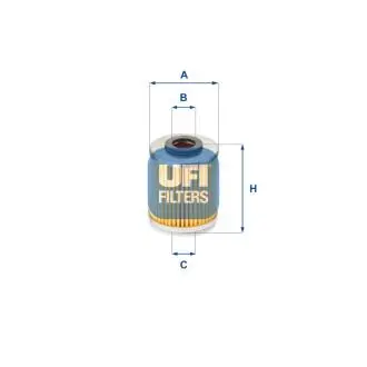 Фильтр масляный UFI 2558700