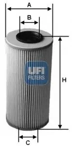 Фільтр масла UFI 2559000