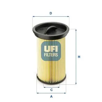 Топливный фильтр UFI 26.005.00