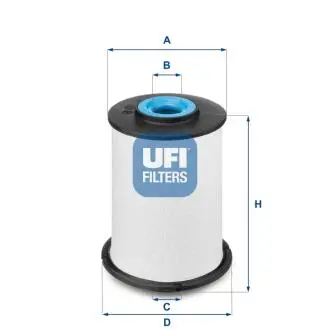 Топливный фильтр UFI 26.033.00
