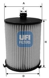 Фильтр топлива UFI 2607300