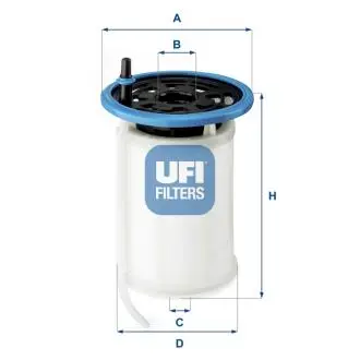 Топливный фильтр UFI 26.079.00