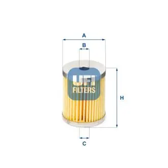 Фильтр топлива UFI 2666000