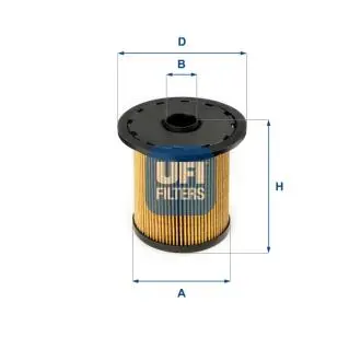 Топливный фильтр UFI 26.690.00