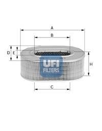 Фільтр повітряний UFI 2707101