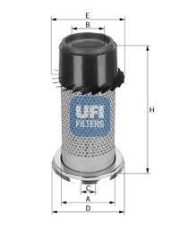 Фильтр воздушный UFI 2707800