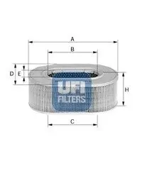 Фильтр воздушный UFI 2716200