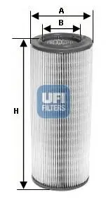 Фильтр воздушный UFI 2740000